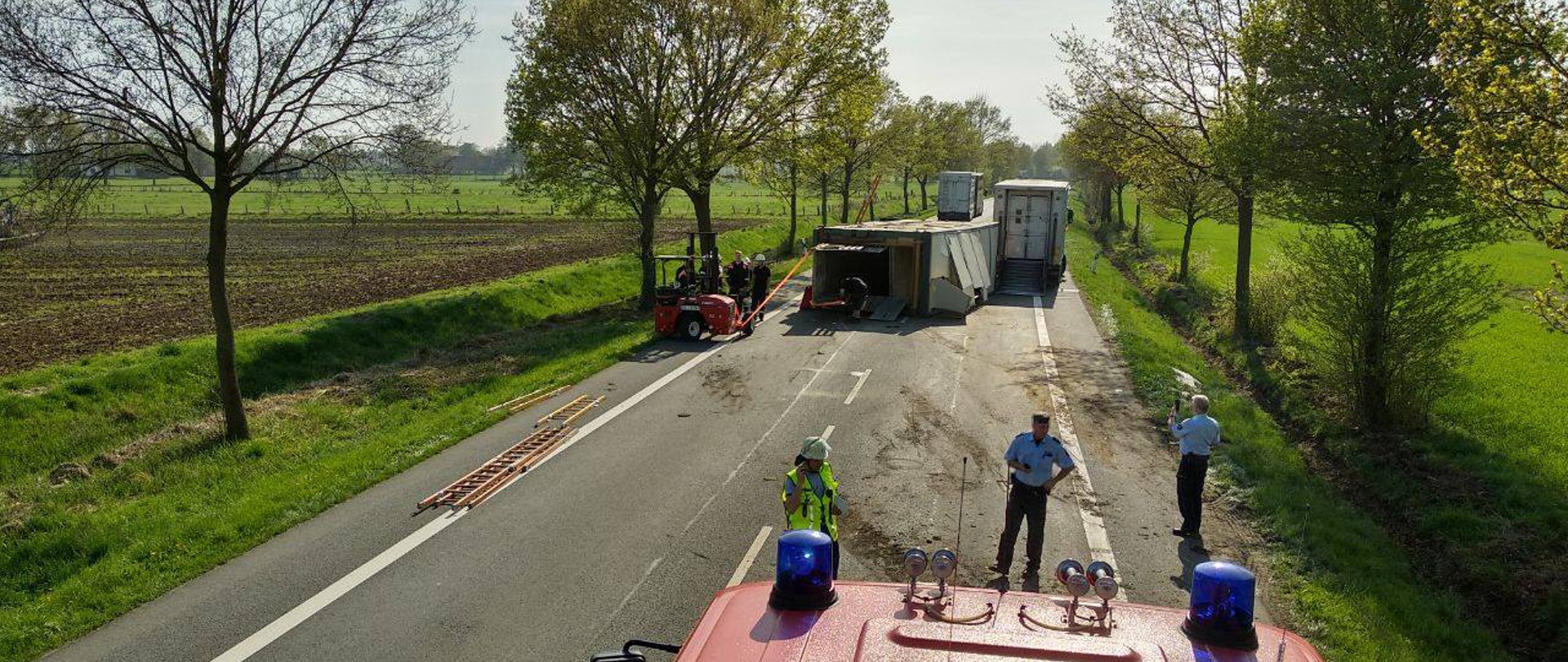 Verkehrsunfall und Tierretung