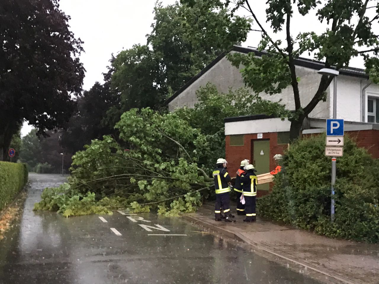 Unwetter Schulstr. II